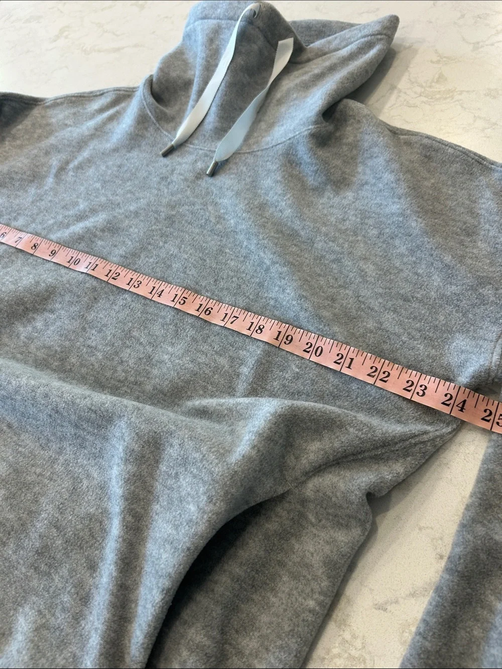 Lululemon Go Forward Pullover Fleece in heathered‎ core light grey Size 12
